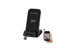 Wireless Fast Charger with video and audio Camera Singapore