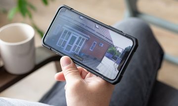 CCTV camera monitoring on mobile phone